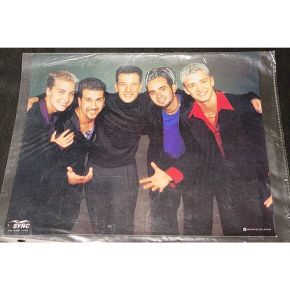 NSYNC Memorabilia Lot Collectibles Boy Band Teen Photos Concert Pass CD Calendar - Picture 15 of 16